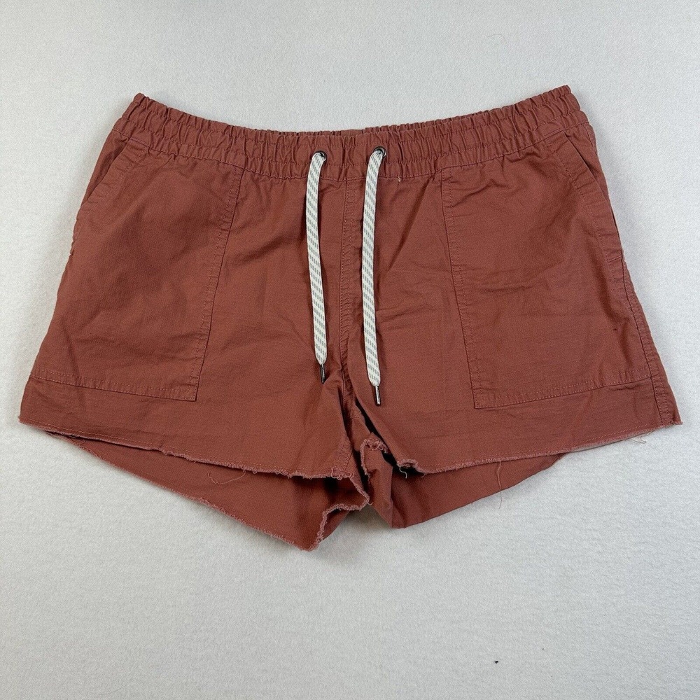 Vuori Red Athletic Shorts Elastic Waistband Lightweight